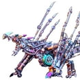thumbnail image 2 of 3D Metal Puzzle Intelligential Dragon DIY Steampunk Assembly Model Kit, 1390+PCS Dragon with Colorful Spine Lights, Creative Collectible Ornament Gift for Adults & Teens, 2 of 9