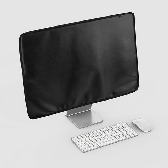 Cubierta antipolvo para , piel sintética de , pantalla antiestática, funda protectora de panel , ajuste compatible para computadora Negro