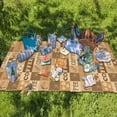 thumbnail image 5 of Vintage Striped Splicing Linen Table Cloth Rectangle Coffee Stain Resistant Washable Tablecloths Farmhouse Checkered Neutral Table Cover for Dining Room Kitchen Table Decor,60x84 Inch, 5 of 7