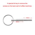thumbnail image 3 of Cafetera para Llave Ovalada para Tornillos de Cabeza para Jura Capresso Acero Inoxidable 316, 3 of 4
