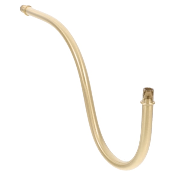 TEHAUX DIY Lamp Kit S-shaped Copper Accessory for Lighting Setup Table Lamp Repair 1 PCS
