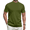 Army Green, variant on COOFANDY Men's Short Sleeve Turtleneck Sweater Casual Pullover Basic T-Shirts Thermal Tops for Men