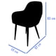 thumbnail image 2 of Set 2 Sillones Eames Tapizados Vintage Rack & Pack  Silla Sala Brazos Verde Terciopelo, 2 of 5