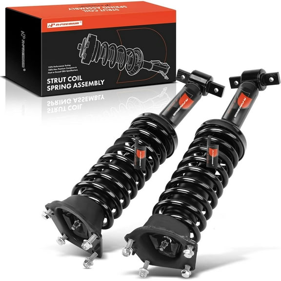 A-Premium Front Pair (2) Complete Strut & Coil Spring Assembly Compatible with Chevrolet Camaro 1993-2002 & Pontiac Firebird 1993-2002, Driver and Passenger Side