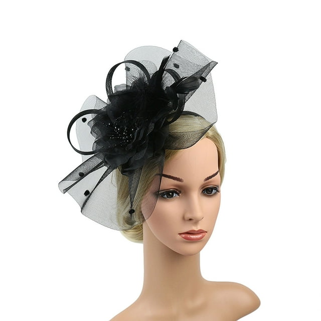 Cocktail Chapeau Sinamay Fascinator Mariage Église Kentuky Derby Robe de Soirée