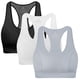 thumbnail image 1 of MIRITY - Brasier Deportivo con Espalda Cruzada para Mujer, Brasier Deportivo de Alto Impacto para Entrenamiento y Gimnasio, Black Lightgrey White, M, 1 of 6