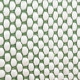 thumbnail image 7 of LR Home Ox Bay Hand-Woven Green/White Stripe Cotton Blend Pillow Cover, 7 of 7