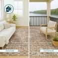 thumbnail image 4 of Addison Rugs Chantille Indoor/Outdoor Traditional Global Cream Machine Washable Rectangle Rug, 8' x 10', 4 of 8