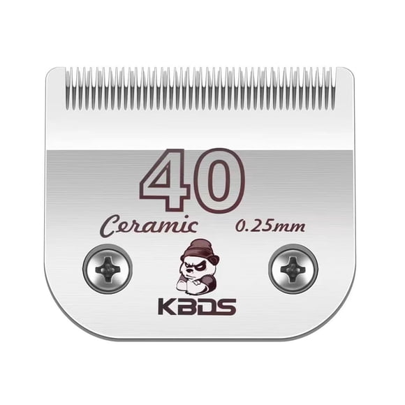 Cuchillas cortaúñas para mascotas KBDS 40, desmontables, de cerámica, para Andis, Wahl