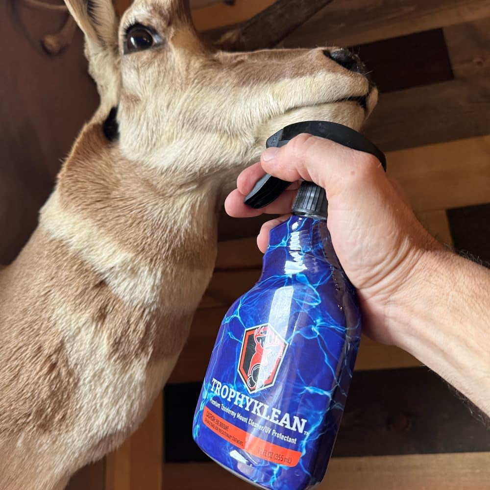 TrophyKlean® - Premium Taxidermy Cleaner & Conditioner for Cleaning Taxidermy Mounts - Taxidermy Supplies