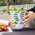 thumbnail image 4 of Melamine Bowls Set, 6pcs Lemon Cereal Bowls, White Bowl for Daily use, 20oz, 4 of 8
