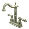 thumbnail image 1 of Kingston Brass KB1498AL 4 Inch Center Bar Faucet - Satin Nickel, 1 of 1