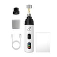 sunsanly Dog Nail Grinder Quiet Dog Nail Clipper Rechargeable Nail