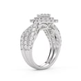 thumbnail image 4 of AFFY Infinity Teardrop Double Halo Bridal Set Ring for Women, 2.20 Carat (ctw) Pear Cut Lab Grown Diamond Engagement Wedding Ring 10K Solid White Gold F-G, VS-SI Quality Ring Size-6, 4 of 6