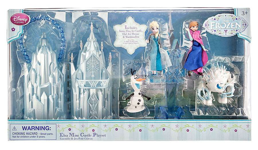 frozen mini castle playset