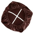 thumbnail image 1 of Funda elástica para silla de oficina, funda de cojín para silla, impermeable, extraíble, funda para silla giratoria, funda de asiento, para restaurant Marrón, 1 of 8