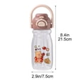 thumbnail image 3 of 700ml High Capacity Straw Cup Water Bottle,Heat Resistant Portable Leak Proof Drinking Mug With Straw Lid For Travel Office Outdoor Hydration Use Durable Reusable Beverage Container Straw Cup, 3 of 5