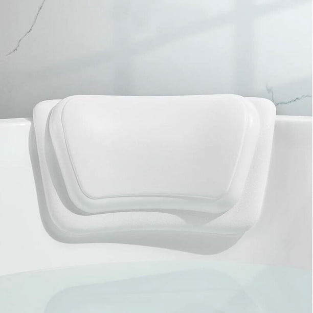 Lujosa almohada de baño para todas las bañeras, cojín para la cabeza y el respaldo de diseño ergonómico, material suave que garantiza una experiencia cómoda en la bañera, poliuretano duradero
