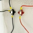 thumbnail image 2 of 1/4" Dual Studs Battery Junction Post, Ampper Heavy Duty 2 Studs Bus Bar Power and Ground Junction Block Distribution Terminal Kit, Pack of 2 (Red and Black), 2 of 6