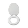 thumbnail image 4 of Croydex  19" Tanner Elongated Stick -Tight™ Wood Toilet Seat, 4 of 7