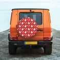 thumbnail image 6 of Goofa Merry Christmas Santa Claus A Pattern Universal Tire Cover for Jeep, SUV, Truck, and Trailer – Waterproof, UV-Resistant,Easy to Install, Fits 14"-17" Tires-14 inch, 6 of 6
