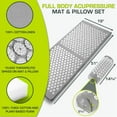 thumbnail image 6 of ProsourceFit Acupressure Mat and Pillow Set for Back/Neck Pain Relief and Muscle Relaxation, 6 of 6