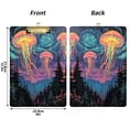 thumbnail image 5 of FORMRS Acrylic Clipboard with Low Profile Clip Standard A4 Letter Size, 12.5" x 9", Psychedelic Jellyfish, 5 of 8