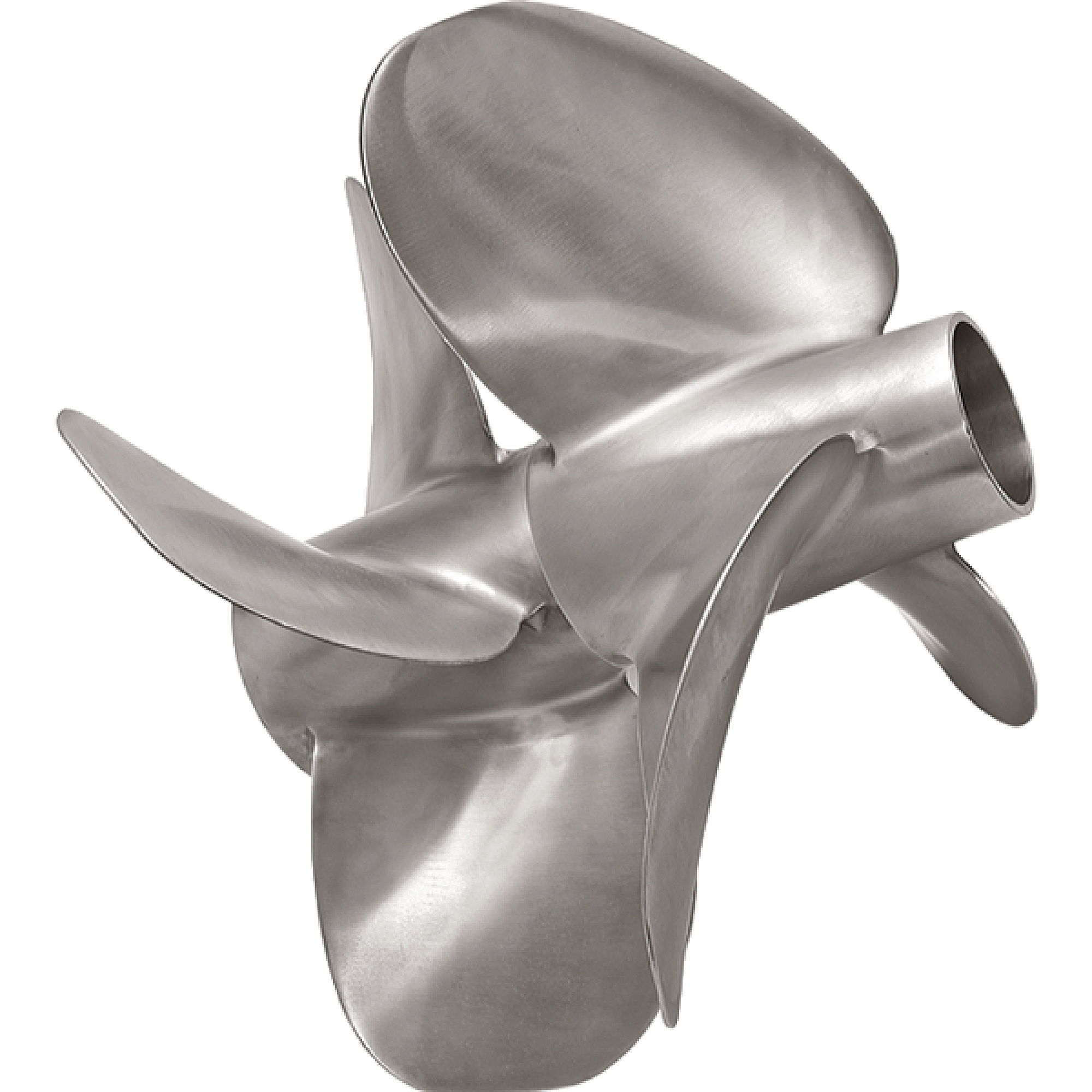 Quicksilver Thunderbolt Stainless Steel Matte Finish Propeller For