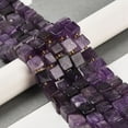 thumbnail image 2 of 2strands Amethyst Beads Strands Cube Grade A 8~9x8~9x8~9mm Hole: 1.2mm about 38~39pcs/strand 15.08~15.35 inch(38.3~39cm), 2 of 5