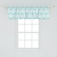 thumbnail image 2 of Antelope Window Valance, Contemporary Monochrome Little Wild Baby Animal, Curtain Valance for Kitchen Bedroom Decor with Rod Pocket, 54" X 18", Pale Blue Pale Seafoam, by Ambesonne, 2 of 2