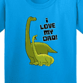 thumbnail image 4 of Inktastic I Love My Dad with Baby and Daddy Brontosauruses Youth T-Shirt, 4 of 5
