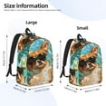 thumbnail image 3 of Yiaed Funny Swimming Chihuahua Print Backpack, Premium Laptop Backpack, Travel Backpack for Women, Lightweight Backpacks, Comfortable Back Pack-Small, 3 of 5