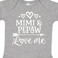 thumbnail image 4 of Inktastic Pepaw and Mimi Love Me Boys or Girls Baby Bodysuit, 4 of 5