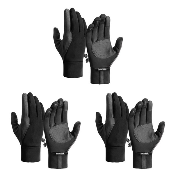 Qarigey 1 par de guantes de ciclismo Protector de manoplas térmicas para esquí con pantalla táctil Type1 NO1