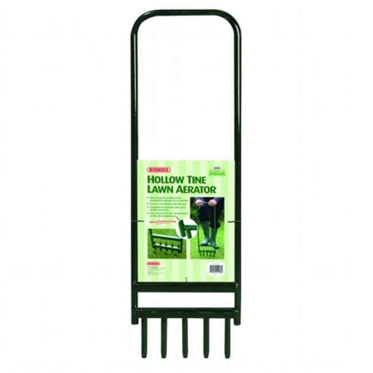 Bosmere Hollow Tine 11” Manual Lawn Aerator with Powder Coated Steel Construction
