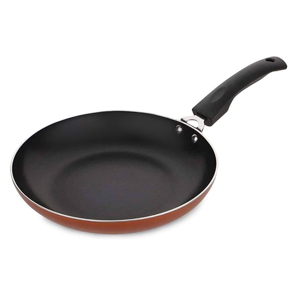 diollo Aluminium Non Stick Gas Stove Compatible Only Fry Pan - 26cm, 2.5 L, Copper