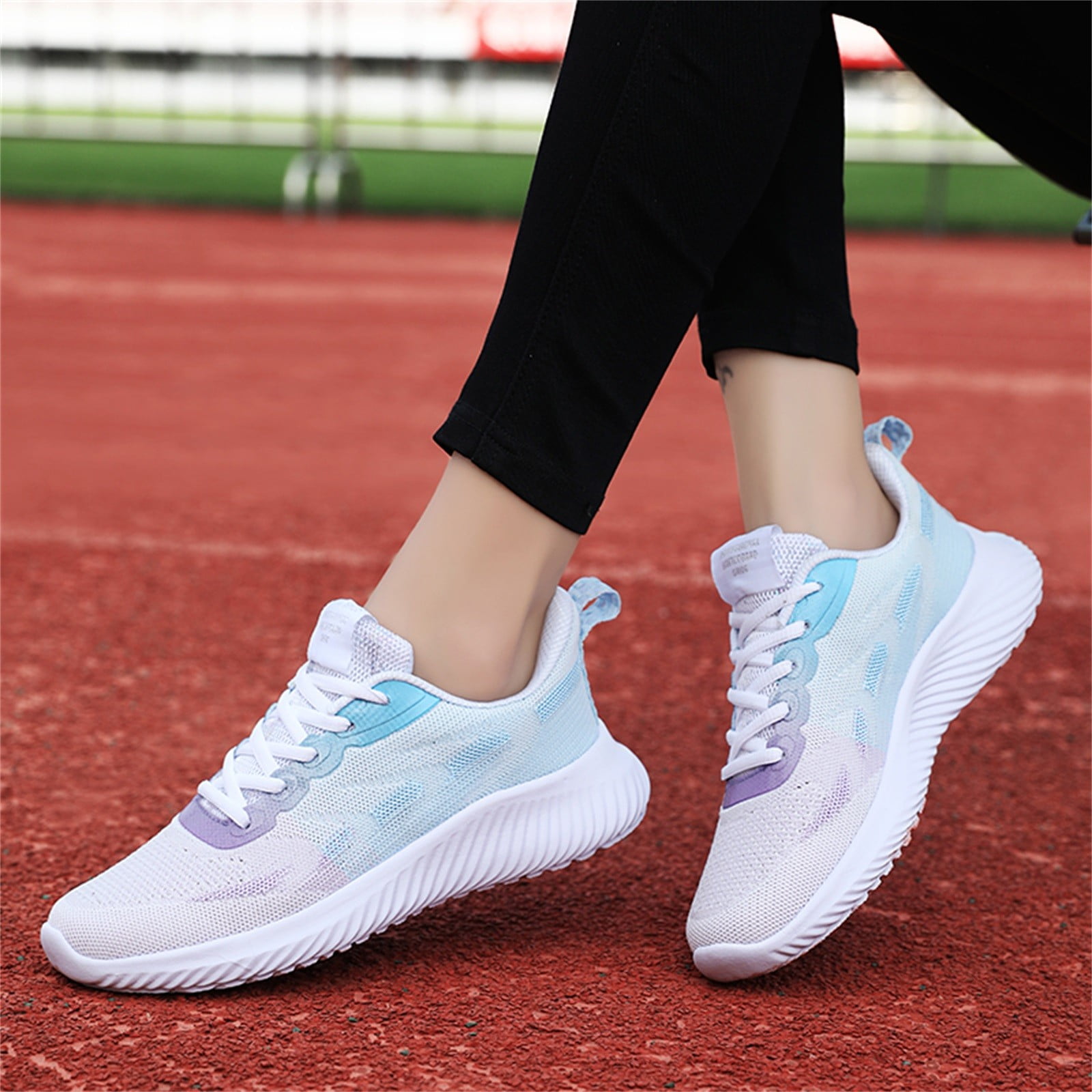 CAICJ98 Women Shoes Women s Running Shoes Breathable Air Cushion Sneakers Sky Blue Walmart