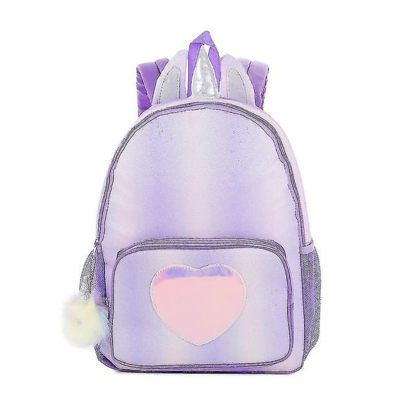 Kids Unicorn Backpack For Girls Rainbow School Bag X