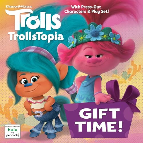 Pre-Owned Gift Time! (DreamWorks TrollsTopia) (Pictureback(R)), 9780593304570, 0593304578, Paperback,