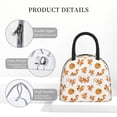 thumbnail image 4 of Haiem Squirrel Playing Printed Lunch Bag Women, Lunch Box Lunch Bag for Women, Small Leakproof Cute Lunch Tote Large Capacity Reusable Insulated Cooler Lunch Container, 4 of 6