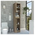 thumbnail image 3 of Ibis Linen Cabinet, Double Doors, Four Interior Shelves, Two Cabinets -Light Oak, 3 of 4