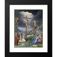 thumbnail image 2 of Friedrich Brentel 11x14 Black Modern Framed Museum Art Print Titled - The Crucifixion (1627), 2 of 5