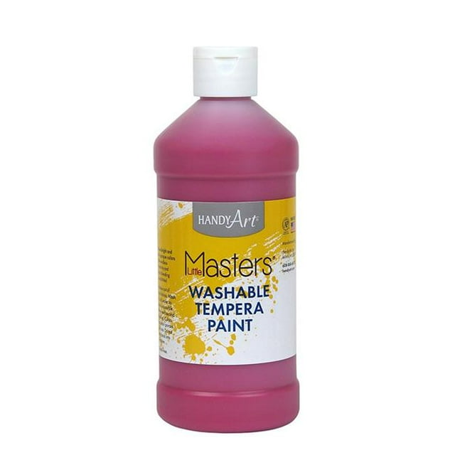 Rock Paint & Handy Art RPC211725-6 16 oz Little Masters Washable Paint, Magneta - 6 Each