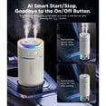 thumbnail image 3 of Humidificador Portátil Pequeño para Dormitorio, con Doble Boquilla y Vapor Frío Grande, Minihumidificador Personal de Escritorio para Viajes, Color ., 3 of 5