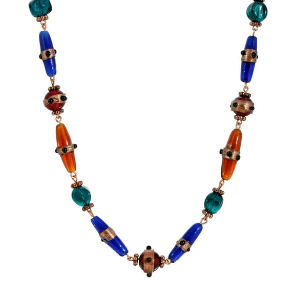 1928 Jewelry Bohemian Multi Color Beaded Necklace 15   3 Extender