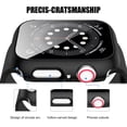 thumbnail image 3 of 14 Pack Case with Tempered Glass Screen Protector for Apple Watch 38mm Series 3/2/1, Slim Guard Bumper Full Coverage Hard PC Protective Cover HD Ultra-Thin Cover for iWatch 38mm Accessories, 3 of 5