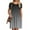Grey, variant on Baqcunre Women'S Formal Dresses Womens Petal Sleeve Dresses Casual Loose Comfy Dress Crewneck Swing Beach Sundress With Pockets Summer Dresses 2023 Midi Dress Blue Dress L