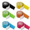 thumbnail image 4 of 6/12 rollos de cinta elástica para kinesiología deportiva, cintas fisioterapéuticas de 5 cm x 5 m, 4 of 5