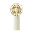 thumbnail image 2 of Nkmbld Portable Fan Handheld Small Fan, Rechargeable Mini Travel Fan for Outdoor Indoor, White, 2 of 9
