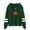 Green, variant on WXLWZYWL Trendy Sweatshirts For Women 2023 Women Casual Hooded Slim-Fit Christmas Printing Double Horizontal Coat
